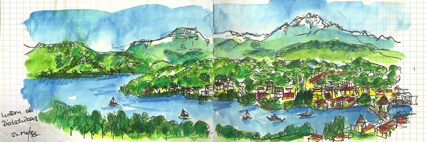 Luzern vom Dietschiberg